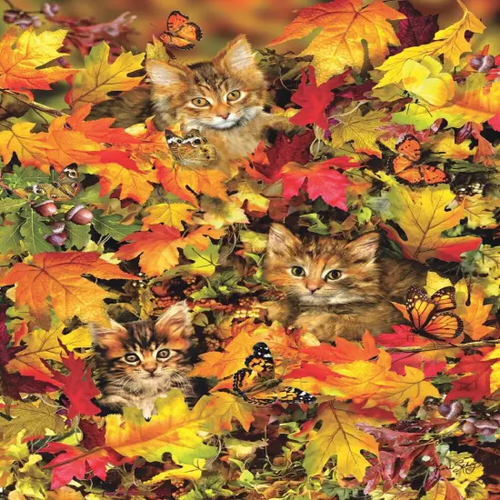 Sunsout Kitties at Play 300 pc Jigsaw Puzzle 35059 {1}