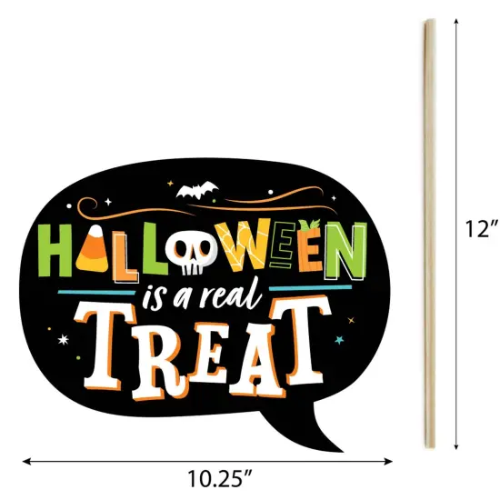Big Dot of Happiness Jack-O'-Lantern Halloween - Kids Halloween Party Photo Booth Props Kit - 20 Count {7}