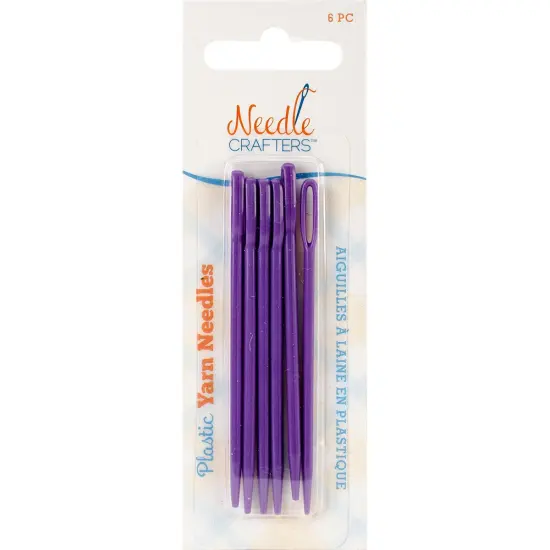 Needlecrafters Plastic Yarn Finishing Needles 6/Pkg {1}