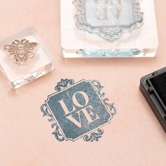 K&Company Antique Garden Acrylic Stamps 17/Pkg {2}