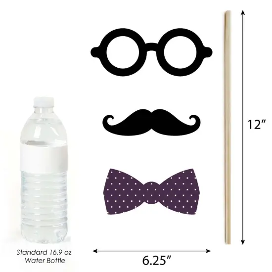 Big Dot of Happiness Roaring 20's - Twenties Art Deco Jazz 1920s Photo Booth Props Kit - 20 Count {6}