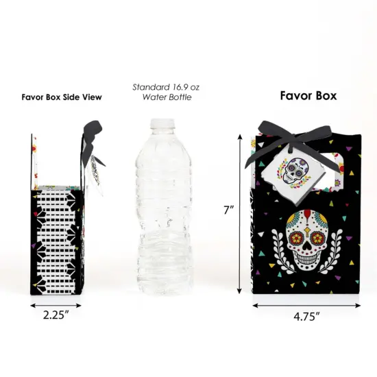 Big Dot of Happiness Day of the Dead - Sugar Skull Party Favor Boxes - Set of 12 {3}
