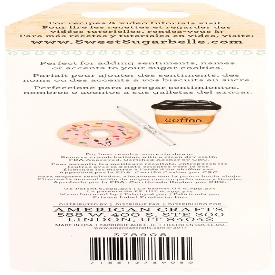 Sweet Sugarbelle Template Markers 3/Pkg-Black {3}