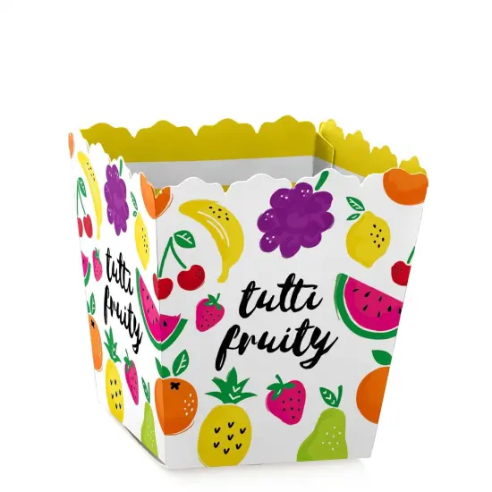 Big Dot of Happiness Tutti Fruity - Party Mini Favor Boxes - Frutti Summer Baby Shower or Birthday Party Treat Candy Boxes - Set of 12 {1}