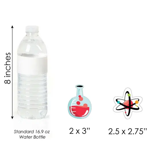 Big Dot of Happiness Scientist Lab - DIY Shaped Baby Shower or Birthday Party Cut-Outs - 24 Count {6}