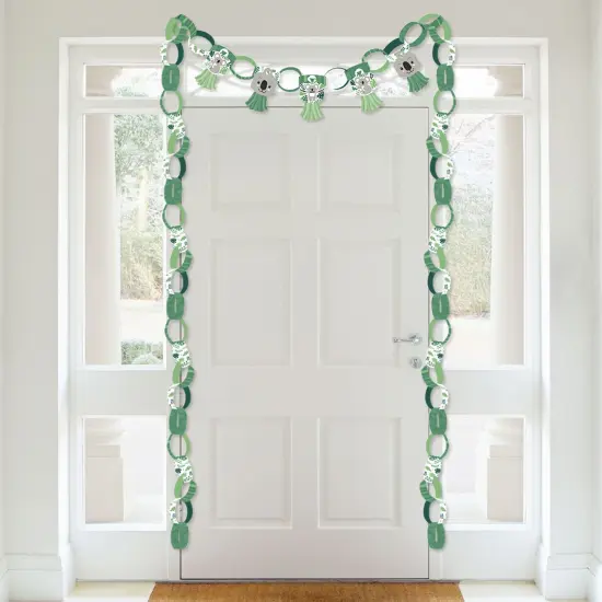 Big Dot of Happiness Koala Cutie - 90 Chain Links and 30 Paper Tassels Decoration Kit - Bear Birthday Party and Baby Shower Paper Chains Garland 21' {4}