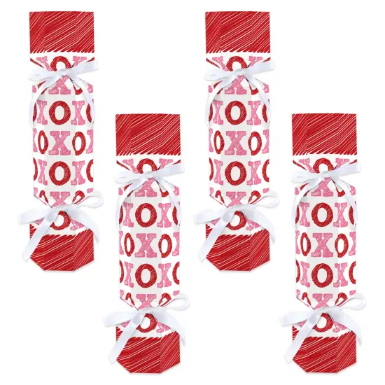 Big Dot of Happiness Conversation Hearts - No Snap Valentine&rsquo;s Day Party Table Favors - DIY Cracker Boxes - Set of 12 {1}