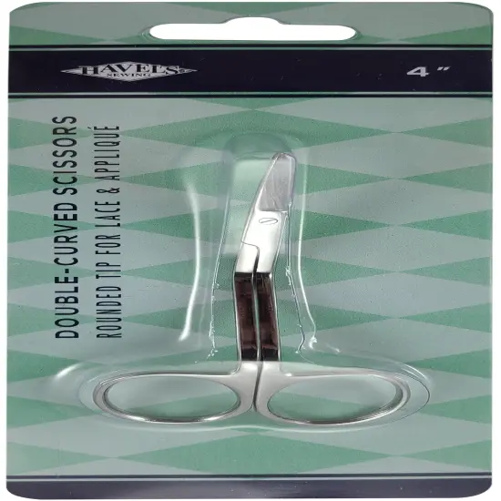Havel's Double-Curved Lace & Applique Scissors 4"-Rounded Tips {1}