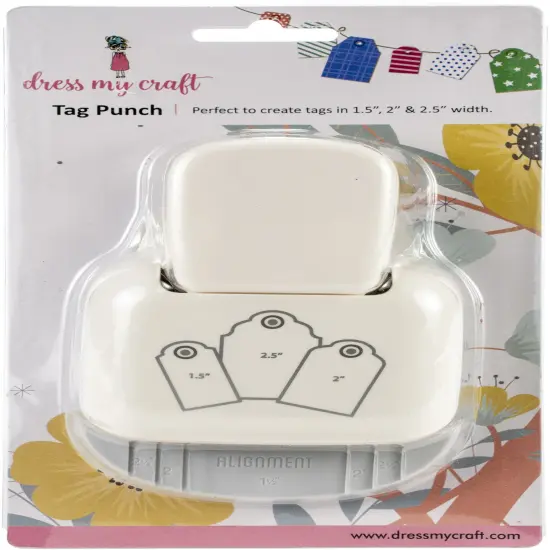 Dress My Craft Designer Punch-Rounded Tag {1}