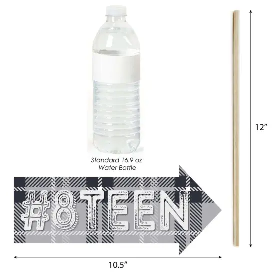 Big Dot of Happiness Funny 18th Milestone Birthday - 18th Birthday Party Photo Booth Props Kit - 10 Piece {4}