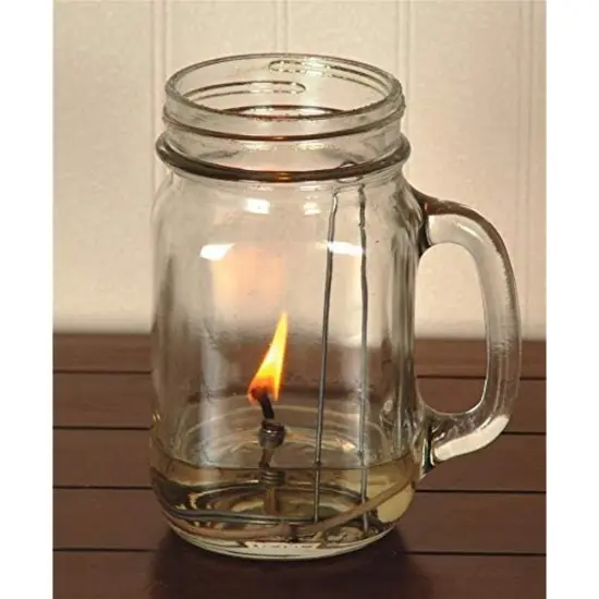 Merry Corliss Olive Oil Steel Elements with Wicks for Pint Size Jars Pack of 6 {3}