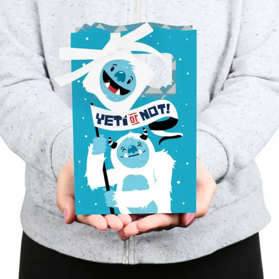 Big Dot of Happiness Yeti to Party - Abominable Snowman Party or Birthday Party Favor Boxes - Set of 12 {6}