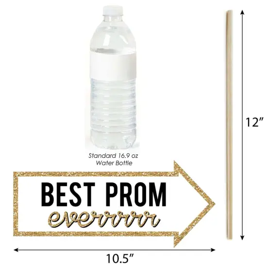 Big Dot of Happiness Funny Prom - Prom Night Party Photo Booth Props Kit - 10 Piece {4}