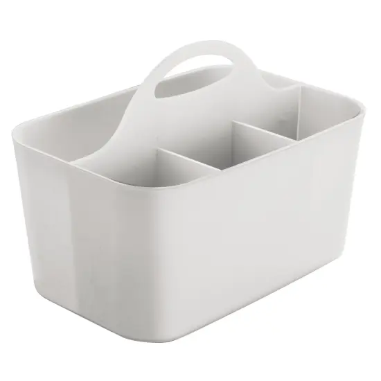 mDesign Plastic Storage Caddy Tote for Desktop Office Supplies, Small {4}