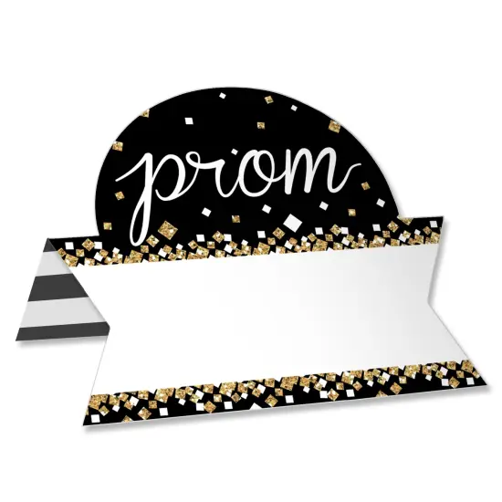 Big Dot of Happiness Prom - Prom Night Party Tent Buffet Card - Table Setting Name Place Cards - Set of 24 {1}