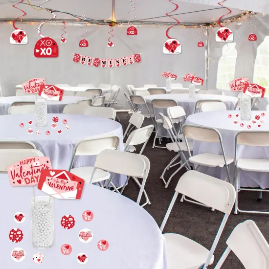 Big Dot of Happiness Happy Valentine&rsquo;s Day - Valentine Hearts Party Supplies Decoration Kit - Decor Galore Party Pack - 51 Pieces {4}