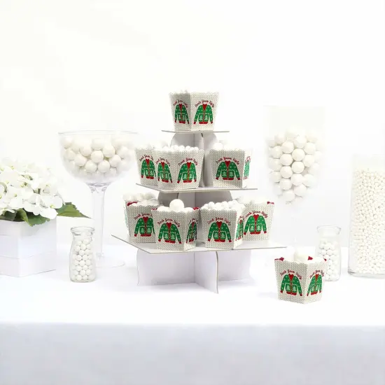 Big Dot of Happiness Ugly Sweater - Party Mini Favor Boxes - Holiday and Christmas Party Treat Candy Boxes - Set of 12 {3}