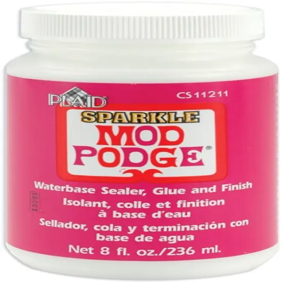 Plaid Mod Podge Sparkle-8oz {1}