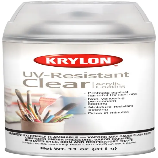 Krylon(R) UV-Resistant Acrylic Coating Aerosol Spray 11oz-Clear {1}