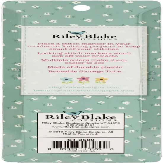 Riley Blake Stitch Markers 18/Pkg {2}