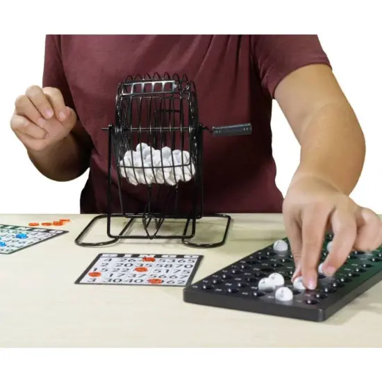 Bingo Game with Cage, Bingo Set, Ages 5 and Up {4}