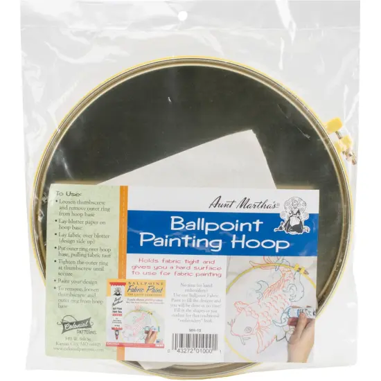 Aunt Martha's Ballpoint Painting Hoop 10" {1}