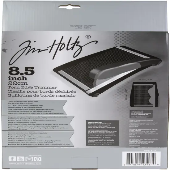 Tim Holtz 8.5" Deckle Edge Paper Trimmer {4}