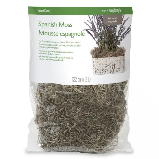 FloraCraft Spanish Moss 4oz-Natural {1}