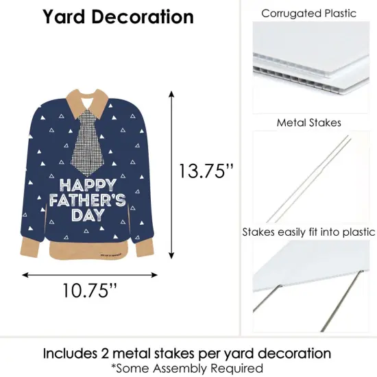 Big Dot of Happiness My Dad is Rad - Outdoor Lawn Sign - Father's Day Party Yard Sign - 1 Piece {7}