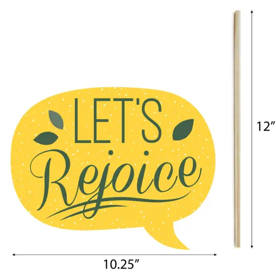 Big Dot of Happiness Sukkot - Sukkah Photo Booth Props Kit - 20 Count {7}