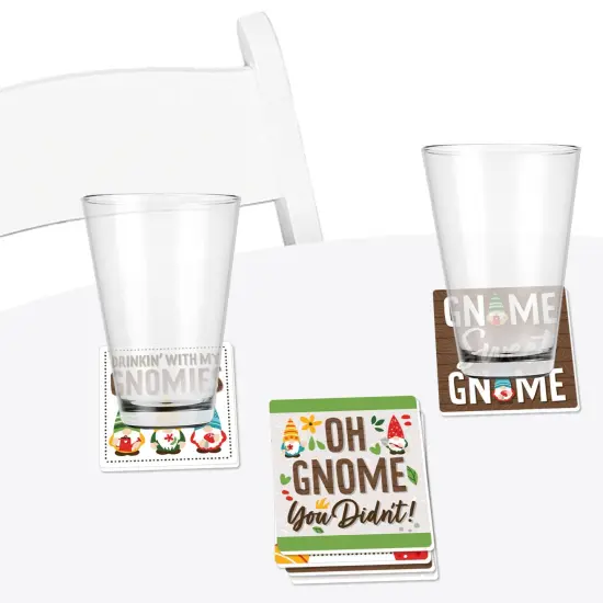 Big Dot of Happiness Garden Gnomes - Funny Forest Gnome Party Decorations - Drink Coasters - Set of 6 {4}