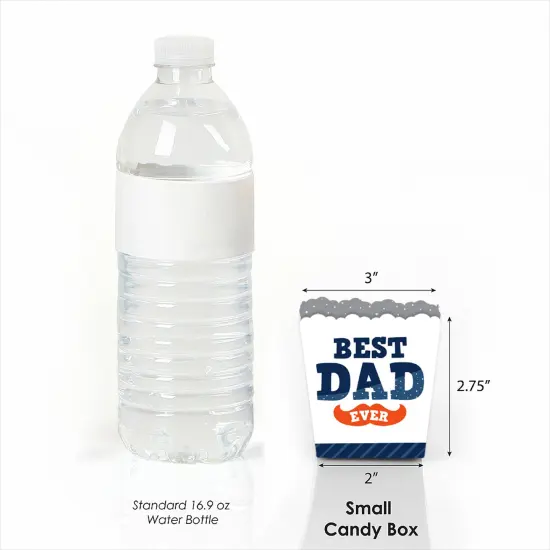 Big Dot of Happiness Happy Father's Day - Party Mini Favor Boxes - We Love Dad Party Treat Candy Boxes - Set of 12 {4}