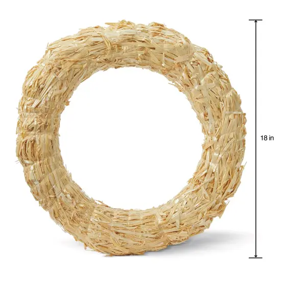 FloraCraft Straw Wreath Form-18" {3}