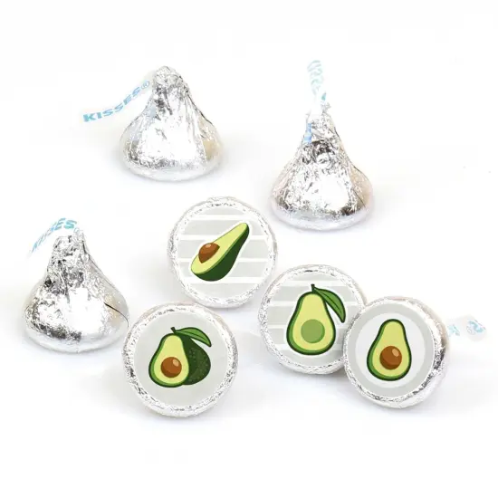 Big Dot of Happiness Hello Avocado - Fiesta Party Round Candy Sticker Favors - Labels Fits Chocolate Candy (1 sheet of 108) {1}