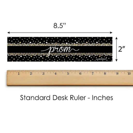 Big Dot of Happiness Prom - Prom Night Party Water Bottle Sticker Labels - Set of 20 {6}