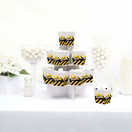 Big Dot of Happiness Dig It - Construction Party Zone - Party Mini Favor Boxes - Baby Shower or Birthday Party Treat Candy Boxes - Set of 12 {4}