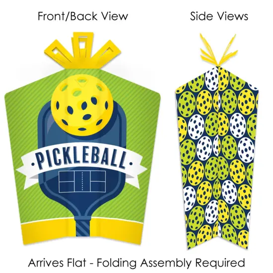 Big Dot of Happiness Let&rsquo;s Rally - Pickleball - Table Decorations - Birthday or Retirement Party Fold and Flare Centerpieces - 10 Count {4}