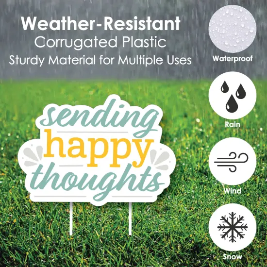 Big Dot of Happiness Thinking of You - Yard Sign and Outdoor Lawn Decorations - Just Because Yard Signs - Set of 8 {4}