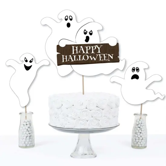 Big Dot of Happiness Spooky Ghost - Halloween Party Centerpiece Sticks - Table Toppers - Set of 15 {4}
