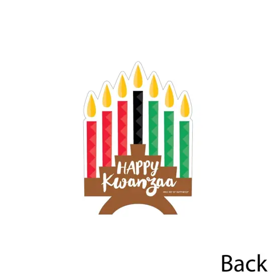 Big Dot of Happiness Happy Kwanzaa - Kinara Decorations Diy Party Essentials - Set of 20 {4}