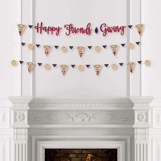 Big Dot of Happiness Friends Thanksgiving Feast - Friendsgiving Party Letter Banner Decor - 36 Banner Cutouts and Happy Friends Giving Banner Letters {4}
