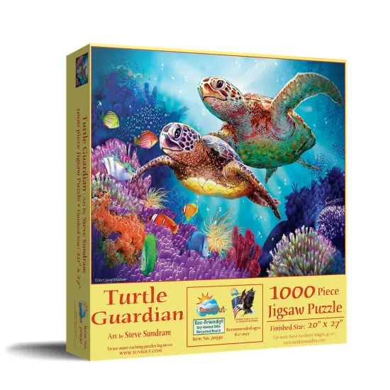Sunsout Turtle Guardian 1000 pc Jigsaw Puzzle 70930 {3}