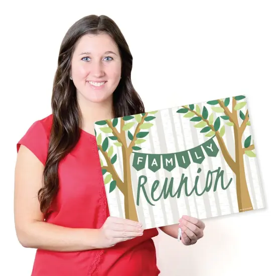 Big Dot of Happiness Family Tree Reunion - Party Table Decorations - Family Gathering Party Placemats - Set of 16 {7}