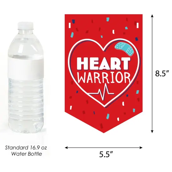 Big Dot of Happiness Happy Heartiversary - CHD Awareness Bunting Banner - Party Decorations - Happy Heartiversary {3}