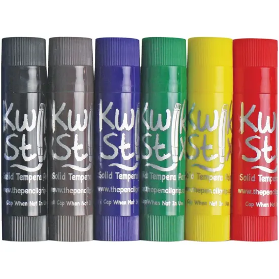 Kwik Stix Solid Tempera Paint Sticks 6/Pkg {4}