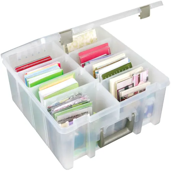 ArtBin Super Satchel Double Deep-15.25"X14"X6.25" Translucent {5}
