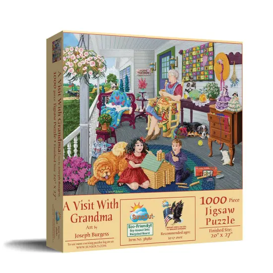 Sunsout A Visit to Grandma's 1000 pc Mothers Day Jigsaw Puzzle 38980 {3}