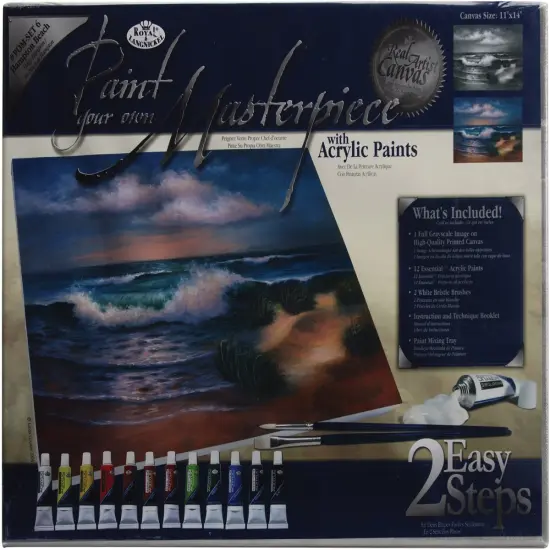 Royal & Langnickel(R) Paint Your Own Masterpiece Kit 11"X14"-Hampton Beach {1}