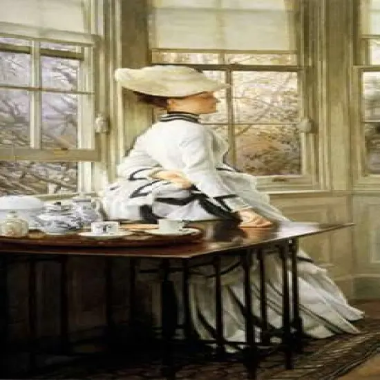 Reading the News Poster Print by James Tissot - Item # VARPDX2AA2201 {1}