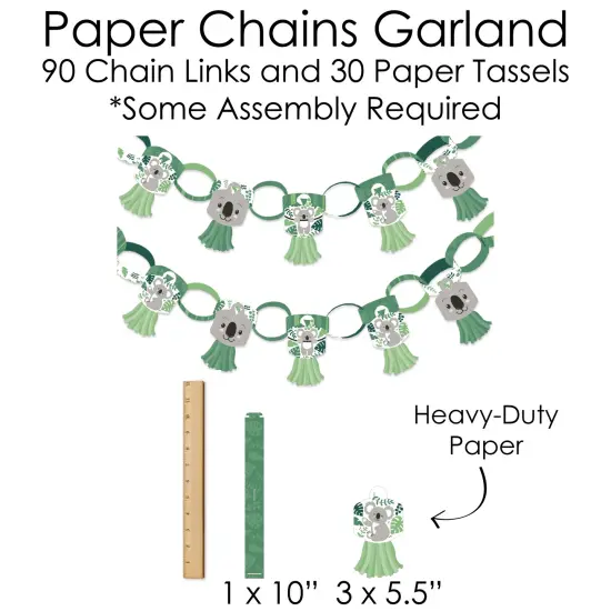 Big Dot of Happiness Koala Cutie - Banner and Photo Booth Decorations - Bear Birthday Party and Baby Shower Supplies Kit - Doterrific Bundle {7}